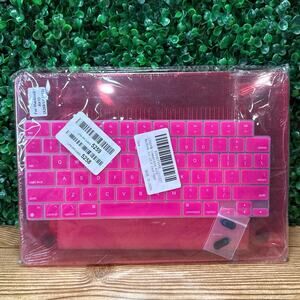 New Bundle Macbook Air 13 Pink Case Keyboard Silicone Cover Skin Macbook 13 In